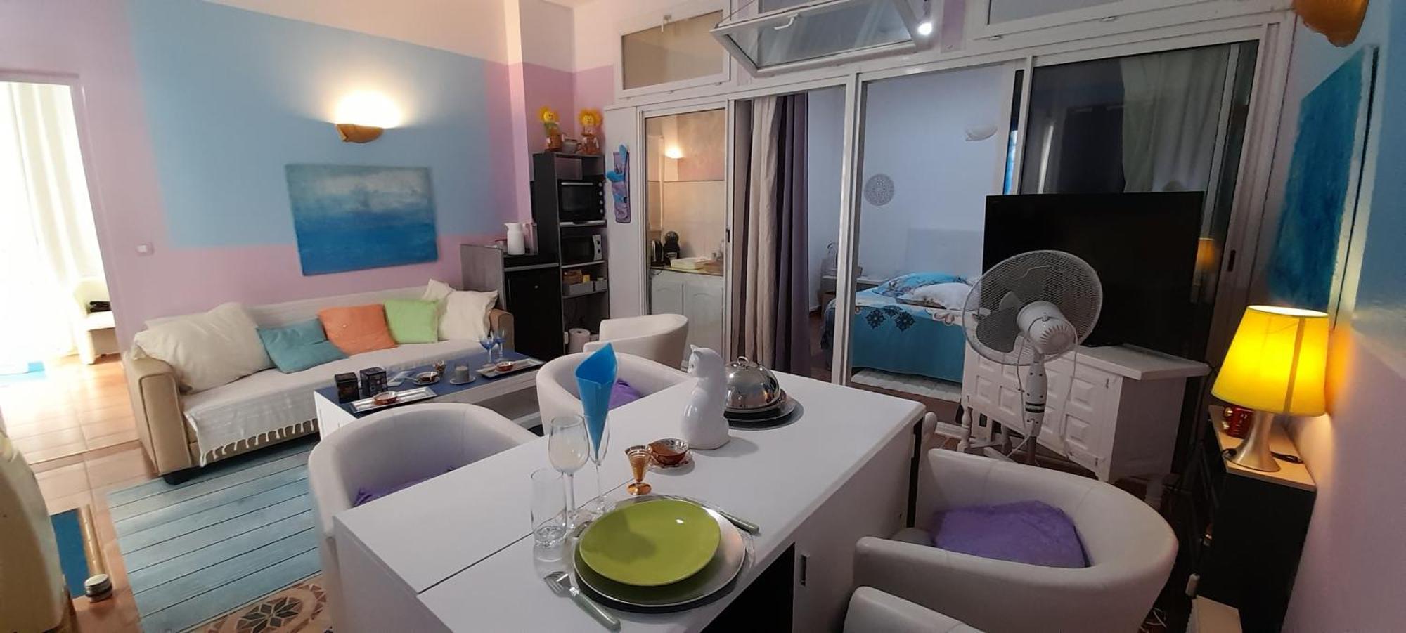Nice Beau 2 Pieces Atypique-Original 200 M Mer, Promenade Des Anglais, Negresco Екстер'єр фото